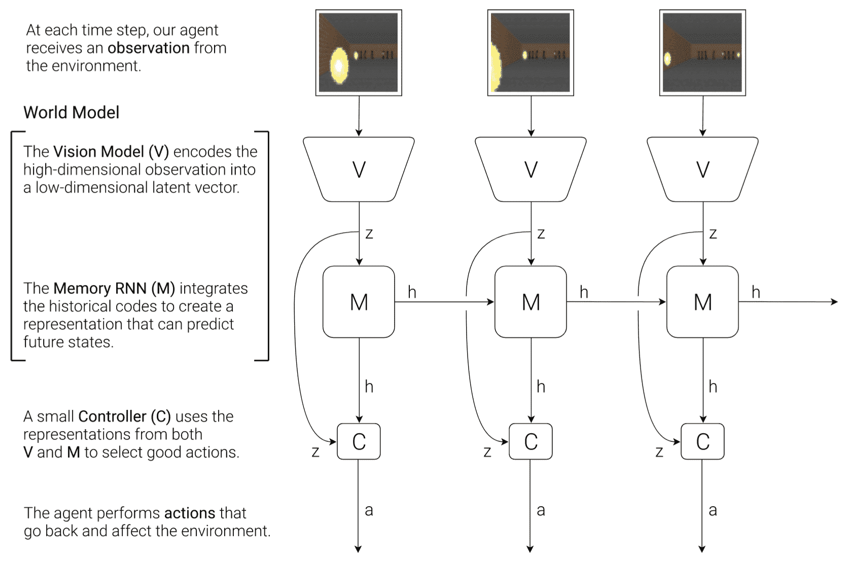 Ha & Schmidhuber Model.png